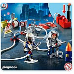 Playmobil Firefighters with Water Pump