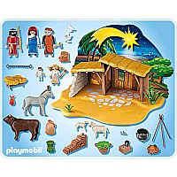 Nativity Manger With Stable