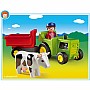 Playmobil 1.2.3 Farmer with Tractor 6715