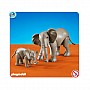 1 Large and 1 Small Elephant