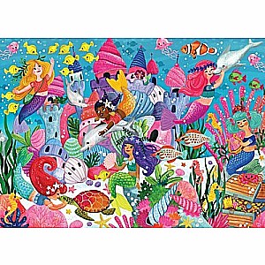 Mermaid Adventure Kids' Floor Puzzle (48 Pieces) (36 Inches Wide X 24 Inches High)