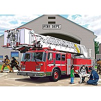 Fire Engine Floor Puzzle (24 pc)