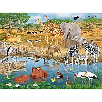 African Animals Floor Puzzle (24 pc)