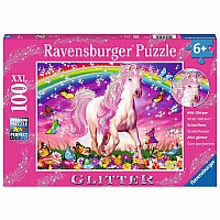 100 pc Horse Dream Glitter Puzzle