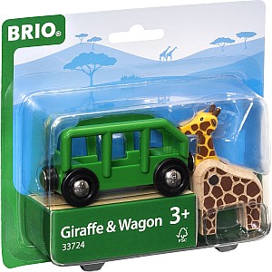 BRIO Giraffe and Wagon