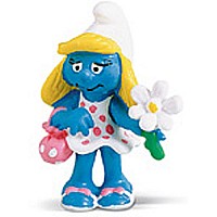 Smurfette with Flower