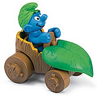 Smurf In Car