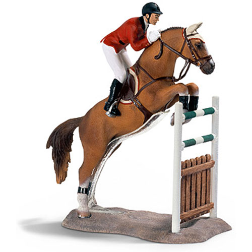 Horse Set, Show Jumping Toy Sense