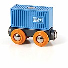 Brio Blue Container Wagon