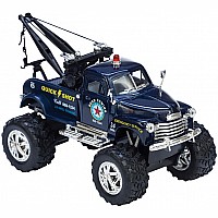 Die Cast Big Wheel Tow Truck