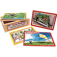 Curious George 4 IN 1 JIGSAW PUZZLE