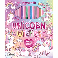 Markerific: Unicorn Wishes: Activity Folder with 6 Markers