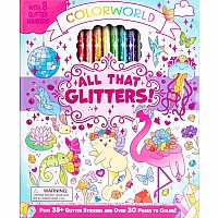 ColorWorld: All That Glitters!: Plus 35+ Glitter Stickers and Over 30 Pages to Color!