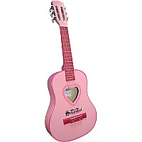 6 String Guitar (metal strings) in Pink