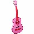6 String Guitar (metal strings) in Pink