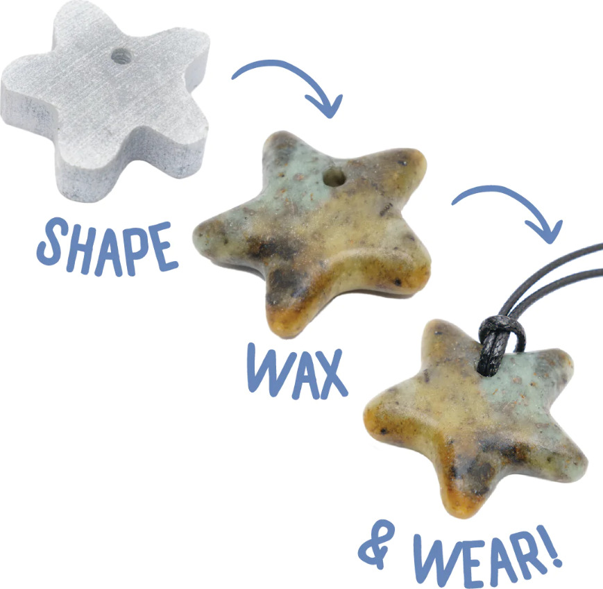 Sea Star Pendant Soapstone Carving Kit - Imagine That Toys