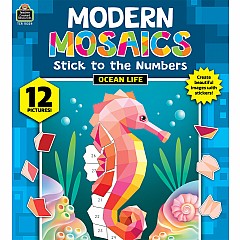Ocean Life Modern Mosaics Stick to the Numbers