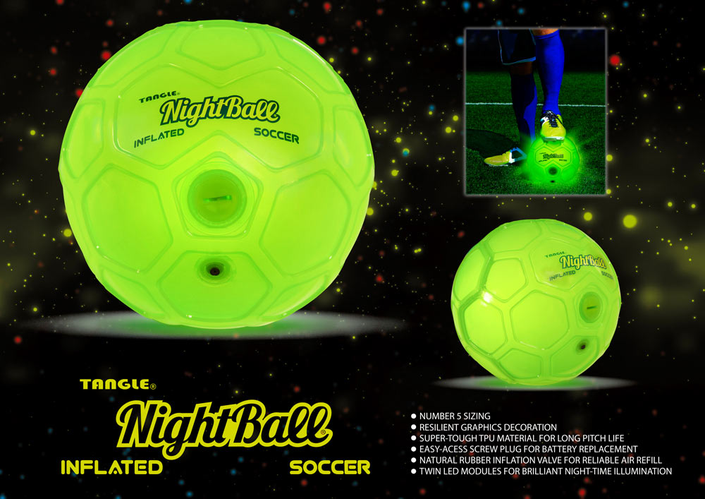 LED Light Up Soccer Ball - Glow in the Dark Soccer Ball