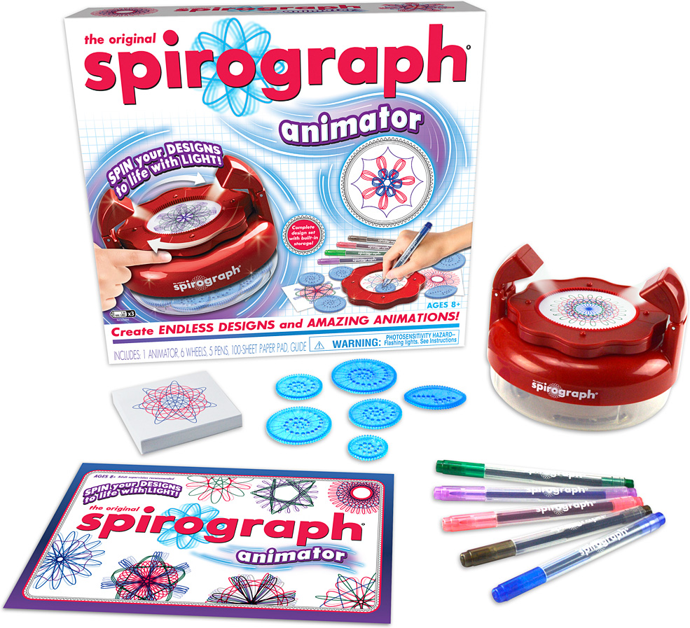 The Original Spirograph - Deluxe Set - Arts and Crafts - Kids Aged 8 Years  and Up - Gift for Boy or Girl