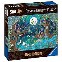 500pc Fantasy Forest Wooden Puzzle