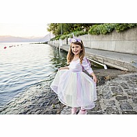 Alicorn Dress with Wings and Headband - Size 3/4
