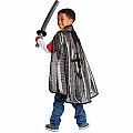 Knight Glitter Cape- Silver