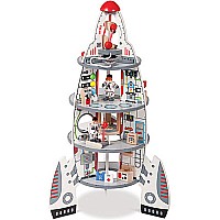 Discovery Spaceship with Lift Off Rocket