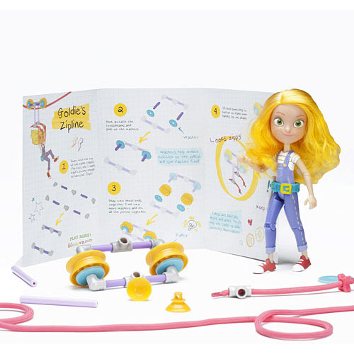 Goldieblox girl inventor hot sale zipline action figure