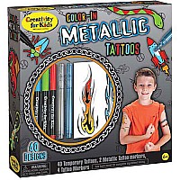 Color-in Metallic Tattoos