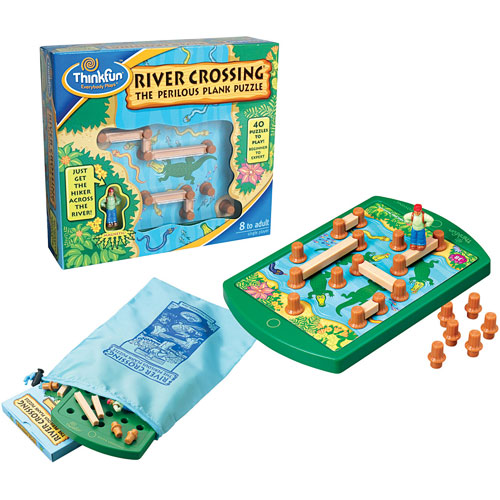 ThinkFun 7020 River Crossing The Perilous Plank Puzzle ThinkFun 7020