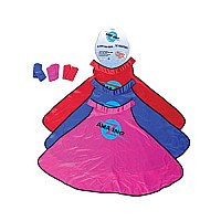 Amazing Cape Set and Action Cards Blue