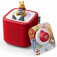Disney Winnie the Pooh Toniebox 2 Full Play Set - Sunset Red