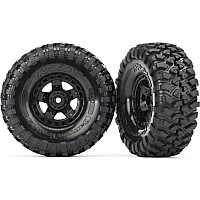 Tires and wheels, assembled, glued (TRX-4 Sport wheels, Canyon Trail 1.9 tires) (2)