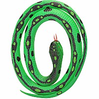 Green Garter Rubber Snake - 46"
