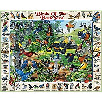 Birds of the Back Yard Puzzle-White Mountain Puzzles