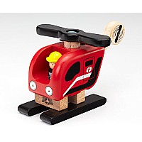 Mini Wooden Helicopter