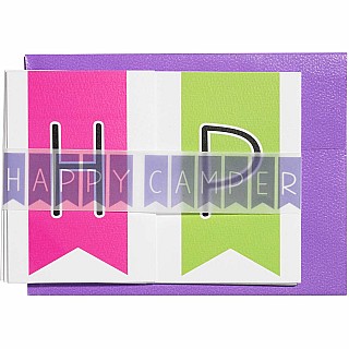 Happy Camper Folding Card