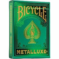 Playing Cards: Bicycle: Metalluxe Green