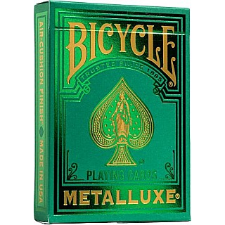 Playing Cards: Bicycle: Metalluxe Green