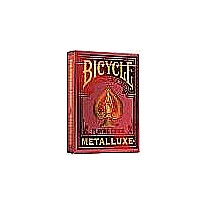 Playing Cards: Bicycle: Metalluxe Red