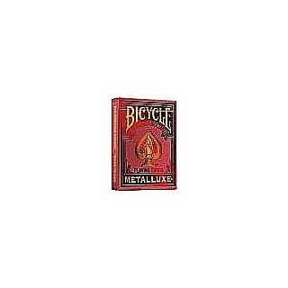 Playing Cards: Bicycle: Metalluxe Red