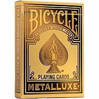 Playing Cards: Bicycle: Metalluxe Gold