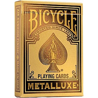 Playing Cards: Bicycle: Metalluxe Gold