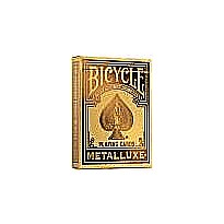 Playing Cards: Bicycle: Metalluxe Gold