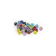 d6 Tube 5mm Translucent (assorted) (30)