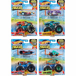 Hot Wheels - Monster Truck - Truck and Car Promo (Assorted)