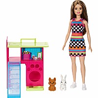 Barbie Doll and Pet Playset