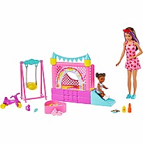 Barbie Skipper Bounce House Playset