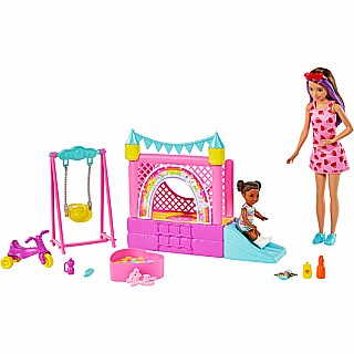 Barbie Skipper Bounce House Playset