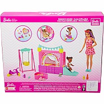 Barbie Skipper Bounce House Playset